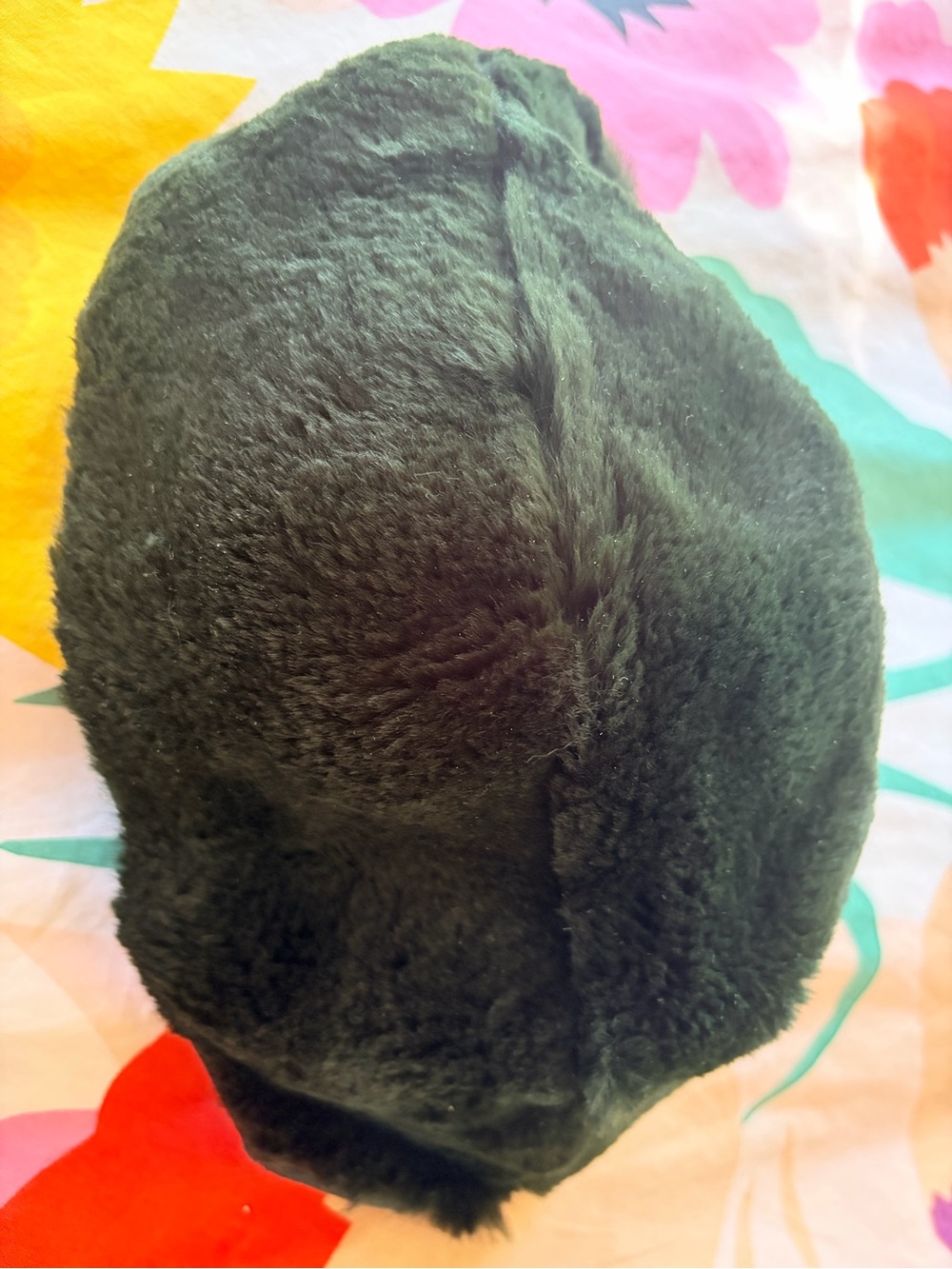 vintage Dark Green rabbit Fur ladies hat - Picture 2 of 3